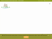 Tablet Screenshot of concellodacapela.es